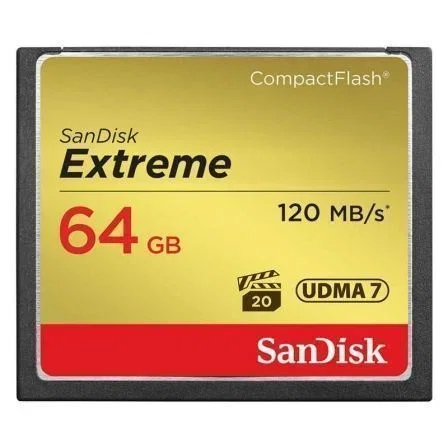 Sandisk Tarjeta Compact Flash Ultra SDCFXSB-064G-G46 de 64 GB